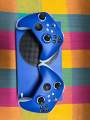 xbox series s skin BLUE skin with 2 controller. 