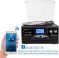 TURNTABLE Record Player  with/without Stereo Speaker, LP Vinyl to MP3 Converter with CD, Cassette, Radio, Aux in and USB/SD Enc oding, Remote Control, Audio Music Player Built in. 
