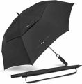 Umbrella Windproof Strong 54/62/68 Inch,Extra Big Golf Umbrellas Automatic Open - Gents Umbrella Double Canopy. 