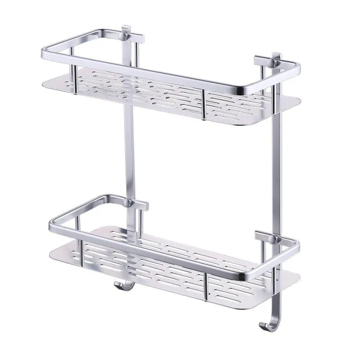 2%20Layer%20Aluminium%20Bathroom%20Square%20Corner%20Shelf%20-%20Silver%20-%20Image%203