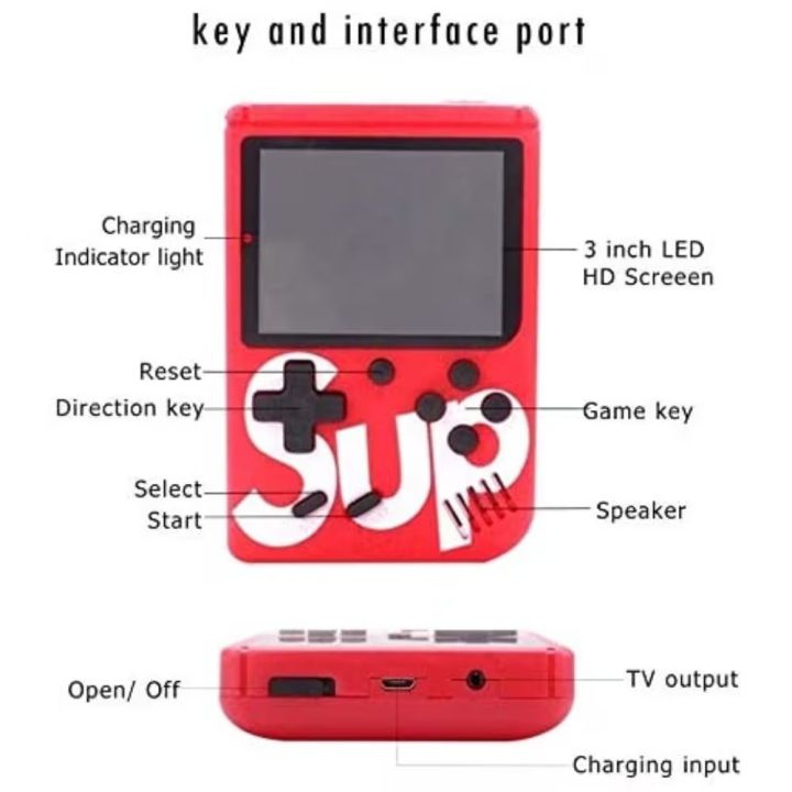 SUP%20Game%20Box%20Plus%20Console%20With%20Controller%20400%20in%201%20Retro%20Video%20Games%20For%20Kids%20Handheld%20Game%20PAD%20Gamebox%20Connects%20with%20LCD%20/%20TV%20-%20Image%204