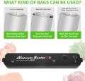 Vacuum Sealer Machine - Automatic Food Sealer for Food Preservation, Suitable for Dry & Moist Food, Portable Sealer with 10 Vacuum Sealer Bags. 
