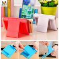 New Universal Mobile Stand S059 Foldable Mobile Phone Tablet Desk Mobile Holder Portable-Multicolor. 