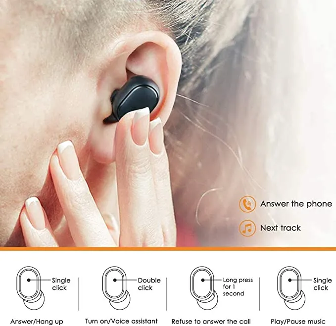 MI EarBuds Basic 2 Black Xiaomi Mi True Wireless Earbuds Basic 2 Black 16.2 x 7.4 x 3.2 cm 40 Grams Bluetooth 5.0 Headphones HEADPHONES WITH MICROPHONE Daraz.pk