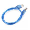 Arduino UNO & Mega USB Cable - Type A to Type B - Blue. 