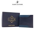 SLEEK Premium Leather Wallet for Men's with Zipper and Gift Box - Cash & Card Wallet with Coin Pocket - Bifold Slim Wallet - ZCM - Wallet for Men's. 