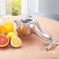 TD Manual Juicer, Fruit Press Juicer Made Of Heavy Duty Aluminum Alloy For Oranges, Lemon, Water Melon, Pomegranate, Silver Colour. 