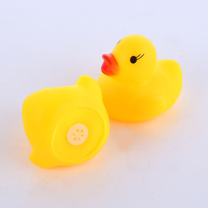 MiniMe%206pcs%20Baby%20Bath%20Toy%20Cute%20Little%20Yellow%20Duck%20with%20Squeeze%20Sound%20Soft%20Rubber%20Float%20Ducks%20Play%20Bath%20Game%20Fun%20Gifts%20for%20Children%20-%20Image%202