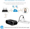 Mini Clock WiFi,  Camera – WiFi, HD Video, Night Vision, and Motion Detection ( ✅ 14 Days Money Back Guarantee! ). 