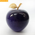 Set of 3 Marble Apples, Handcrafted Decoration, Onyx Marble Apple Decoration For Home, Marble Apple Paperweight for Desktop, Office Table, Living Room (2.5 inch). 