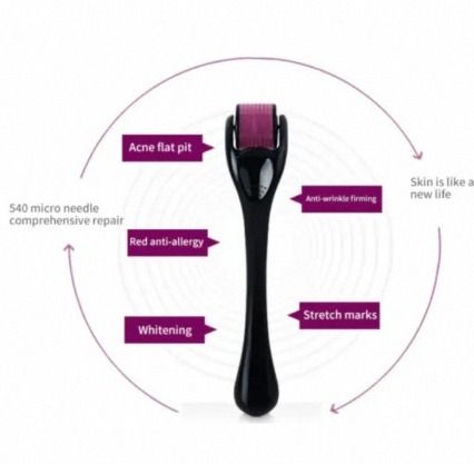 High Quality Derma Roller 0.5 mm Hair & Skin System Shirnk Pores wrinkles freckle dark circle improve dull skin tone