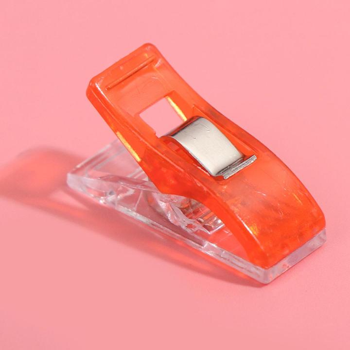 20pcs mixed color plastic edging clip plastic small clip sewing positioning clip