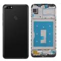 Huawei Y7 Prime 2018 Metal Housing Full Body Casing With Side Volume Buttons Middle Frame Plate And Back Frame. 