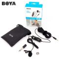 BOYA BY-M1 Omnidirectional Lavalier Condenser Recording Microphone & Clip-On Lapel Lavalier Mic / Microphone for DSLR Camcorder Audio Recorder Youtube Podcast Interview Video for all Devices - BoYa - M1 Microphone. 