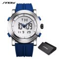 SINOBI Men's Digital Wrist Watch Men Chronograph Watches Waterproof Geneva Quartz Sports Running Watch Clock Relogio Masculino. 