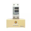 63 A MORA Adjustable Over Under Voltage Over Current Protection Relay Surge Protector Breaker Max 80 Amp Dual Display adjustable over and under voltage protection breaker with over current protection. 