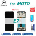 LCD With Frame For Motorola Moto E7 Display Touch Screen Digitizer Assembly Replacement Parts. 