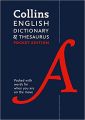 Liberty Books | English Pocket Dictionary And Thesaurus by Collins Dictionaries (100% Original). 