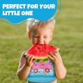 Baby Bibs with Soft Plastic Food Catcher Waterproof, Reusable and Washable - Drool and Feeding Bib for Babies, Toddlers, Infants, Newborns. 