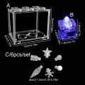 Mini Fish Light Mini Fish Candle Lamp Waterproof Decorative Submersible Mini LED Lights Plastic Square Fish Decorative Lamp Fish. 