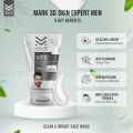 Mark 30 Skin Expert Men Face Wash 100g - Facial Cleanser - Facewash - Moisturizing Oil Control - Face Wash - Smooth Skin Repairing - Face Wash For Men. 