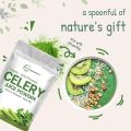 Organic Celery Juice Powder, 120 grams Celery Detox and Cold Pressed, Boosts Immune System, Energy and Supports Gut Health, Rich in Immune Vitamin C and Minerals, Vegan. 