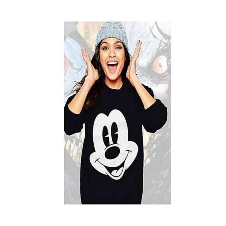 HOME SHOPPING 3 GARMENTS Black micky sweat shirt For  and Women