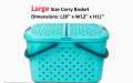 Plastic Mighty basket / baby basket / Storage basket with Lid large size. 