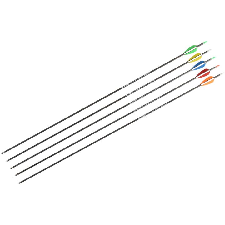 Silk Road Traders Musen MSTJ-42BS ID 4.2mm 100% Pure Carbon Arrows - 0.006” Straightness - Hardened Easy Cut Tip - Competitive Practice/Shooting Arrows - 12 Pcs