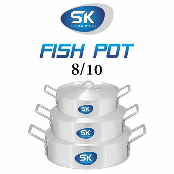Saba Kitchenware Fish pot set Heavy Metal Finish Kitchen utensils Cookware set