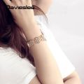 【beauty code】6 Styles 585 Rose Gold Color Bangle Bracelet for Girls Cut Out Carved Vine Shaped Fashion Jewelry DCBM01. 