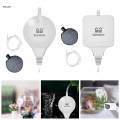 Aquarium Air Pump, Pump, Tank Aerator, Silent Power Saving Mini Aerator Pump, round. 