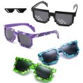 1pcs Game Minecraft Sunglasses Fashion Kids Action Toys Square New Minecrafter Glasses Children Cosplay Toys. 