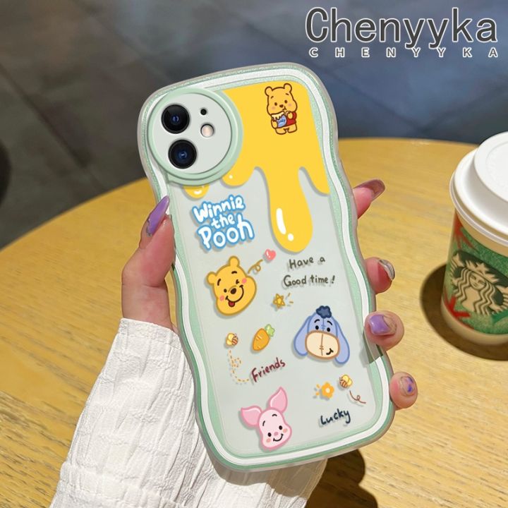 chenyyka%20For%20OPPO%20Reno%206%204G%20Case%20Cartoon%20Winnie%20the%20Pooh%20Pattern%20Colorful%20Lovely%20Cream%20Wave%20Border%20Soft%20Clear%20Shockproof%20Phone%20Cases%20Creative%20Camera%20Transparent%20Casing%20Simple%20Silicone%20Protective%20Cover%20-%20Image%204