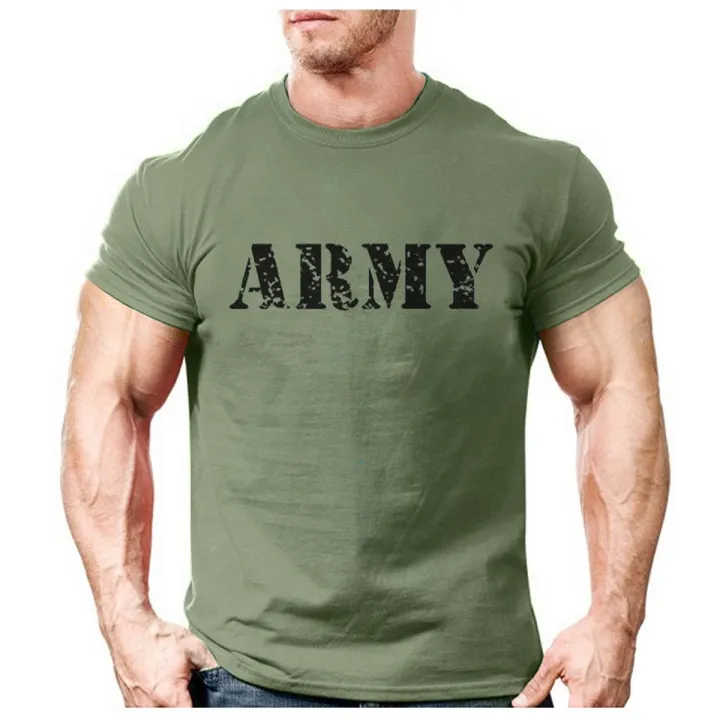 Men's%20Commando%20Style%20T%20Shirt%20T-Shirt%20Tee%20Cotton%20Sweat%20T-Shirt%20Half%20Sleeves%20%20%20Army%20Printed%20%20Gym%20Wear%20Suit%20for%20Boys%20&%20Girls%20-%20Image%203