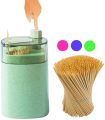 Automatic Toothpick Holder/Dispenser ,Pop-Up Automatic Toothpick Dispenser,Toothpick Storage Box for Multi-purpose Use. 