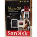 SanDisk Extreme Pro Micro SDXC Memory Card – Class 10 – A1 – V30 – UHS-I (U3). 