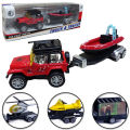 Truck and Traler Die cast  Set - Multi color. 
