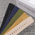 18mm 20mm 22mm 24mm Quick Release Weave Nylon Strap Stainless Steel Hoop Buckle Watch Band Men Women Waterproof Wrist Bracelet. 