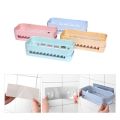 Plastic Multipurpose Kitchen Bathroom Shelf Wall Holder Wall Mounted Shelf for Bathroom. 