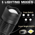 Vimite Strong Light Flashlight Long-range Ultra-bright Rechargeable Outdoor Waterproof LED High-power Flashlight for Home Dormitory Camping. 