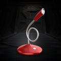 Flexible Stand Mini Studio Speech Microphone 3.5mm Gooseneck Mic with cable for Computer Notebook PC Desktop Professional Recording Microphone. 