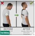 Body Posture Corrector Belt - Shoulder Support Relief and Back Pain Relief Belt - Adjustable Posture Support Brace for Men and Women. 