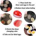Egg Timer for Boiling Eggs Kitchen Gadget Color Changing Egg Timer Thermometer Perfect Egg Timer Boiled Egg Timer. 