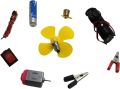 Diy Circuit Conductor Science Experiment Kit kids Lab Set / Konduktor Elektrik Sains Eksperimen Set,KNAFS Science School Projects Experiment Kits Fan Light Bulb Electric Circuit Physics. 