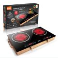 Digital Hotplate Infrared Cooker double Glass 3500Watts with timer, Led Display and Touch buttons Imported Available in Single and double. 