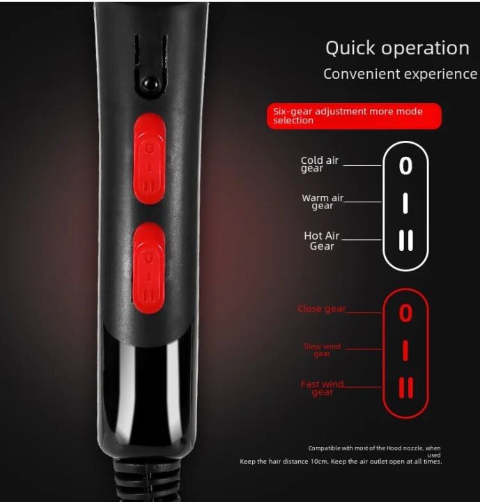 DAN TECHNOLOGY Original 5000W Professional Hair Dryer – Keratin Protect ...