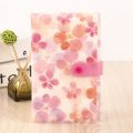 3Inch 120 Cards Holder Kpop Binder With Button Photocard Holder Photo Album Floral Leaf Print Idol Name Card Collect Book YZL7. 