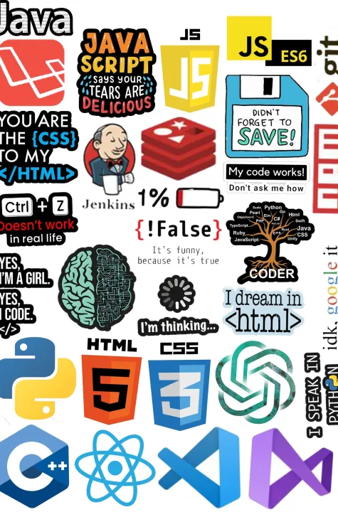 Coding%20Programming%20Stickers%20Pack%20of%2030%20for%20Laptop%20&%20Mobile%20Cover%20Stickers%20for%20Software%20Engineers%202Inchx2Inch%20Each%20Sticker%20Size%20-%20Image%203