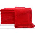 Shop Towels 100% Cotton Reusable Commercial Grade 13 x 13 Inches (Red, 100) By Fast Forward. 
